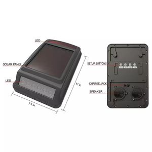 Solar Powered Sicherheit Alarmanlage mit Sirene Alarm Funktion - Product Image 3