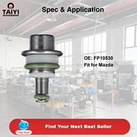 منظم ضغط الوقود FP10530 لسيارات مازدا ديلفي 06-21 3 6 CX-5 CX-7، تم اختباره بنسبة 100٪، جودة ممتازة