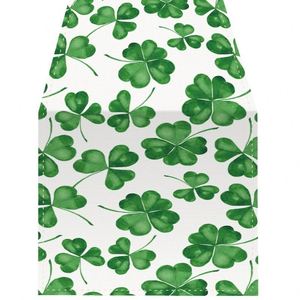 Bandera Decorativa para Mesa con Diseño de Arpa Verde y Blanca de San Patricio, para Fiestas en Casa y Decoración de Exteriores - Product Image 4