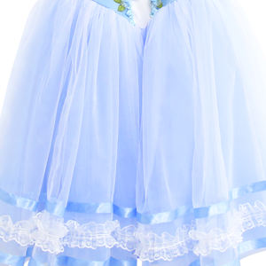 Di alta qualità <span class=keywords><strong>blu</strong></span> da giardino in maglia abito di scena costumi da ballo Costume vestito per cantanti ballerino - Product Image 5