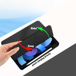 Magnete Auto Sleep Wake Trifold Smart Case con Slot per penna per <span class=keywords><strong>iPad</strong></span> Air 4 5 4th 5th 10.9 <span class=keywords><strong>Pro</strong></span> 11 <span class=keywords><strong>12.9</strong></span> per <span class=keywords><strong>Apple</strong></span> <span class=keywords><strong>iPad</strong></span> per custodia <span class=keywords><strong>iPad</strong></span> - Product Image 3