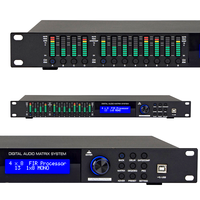 Processeur de sonorisation FIR DSP LB408 4 entrées 8 sorties, 500 MHz, double cœur, 32 bits, 768 kHz ADC, PEQ, DEQ, GEQ, USB, LAN, contrôle PC