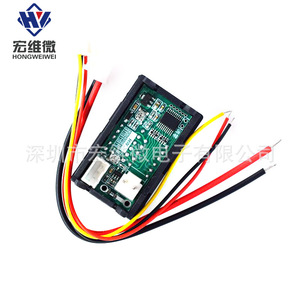 เครื่องวัดแรงดันไฟฟ้าและกระแสไฟฟ้าดิจิตอล Hongwei 0-100V 10A จอแสดงผล LED แบบคู่ ความแม่นยำ 4 หลัก 1.5% - Product Image 2