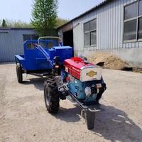 Mini-tracteur compact à 2 roues de 15 CV, 18 CV, 20 CV, mini-cultivateur pour terres sèches en Afrique, mini-tracteur de labour