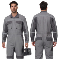 Combinaisons anti-statiques extensibles personnalisées, multi-poches, polyester et coton, vêtements de travail industriels