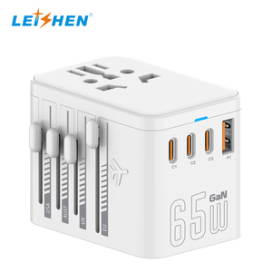 Universal 65W USB C Tipo C Notebook Adaptador de viaje Rápido PD Cargador de computadora portátil de escritorio para LENOVO/HP/Apple/ASUS/<span class=keywords><strong>SAMSUNG</strong></span>/TOSHIBA - Product Image 1