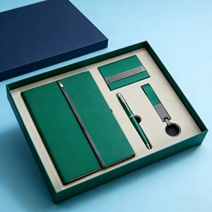 Set de Regalo Corporativo Personalizado, Cuaderno de Cuero de Tapa Dura de Lujo, Kits Ejecutivos, Regalo Promocional Empresarial con Caja, Regalo Conmemorativo - Product Image 1