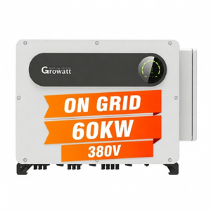 Convertisseur solaire photovoltaïque Growatt 60 kW sur réseau MAX 60KTL3 LV 60 kW triphasé 380 V pour systèmes solaires commerciaux en stock - Product Image 1