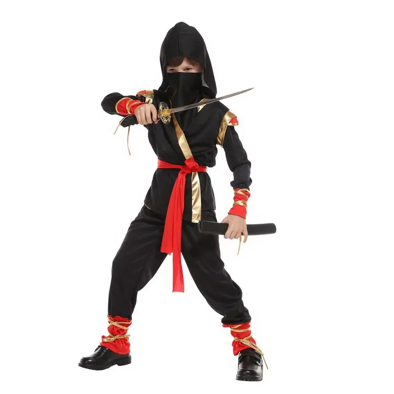 Disfraz de Halloween para niños, Cosplay de Anime, Ninja