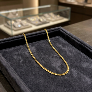Wholesale 14K 18K 24K Micron Gold Plated Snake Link Chain Necklaces, Modern Chain Design, Snake Style Chain, Brass Fashion Chain - Product Image 5