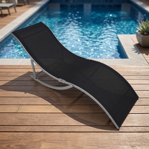 Nouvelle arrivée : chaise longue en aluminium pour le jardin, mobilier d'extérieur - Product Image 1