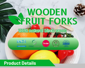 Brochetas de Bambú <span class=keywords><strong>con</strong></span> Forma de Animales Adorables <span class=keywords><strong>con</strong></span> Logotipo Personalizado para Frutas y Platos de Fiesta - Product Image 6