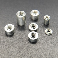 Écrous de raccordement isolés pour circuits imprimés M1-M2.6, écrous en laiton rivetés avec manchon en zinc pour PCB