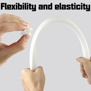 หลอดไฟนีออน LED แบบฝัง สีดำขาว พร้อมช่องกระจายแสงซิลิโคนแบบนุ่ม สำหรับแถบไฟแบบยืดหยุ่น - Product Image 6