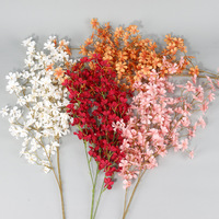 Rama de Flores de Cerezo Artificiales de 106 cm, Flores de Seda para Decoración de Arcos de Boda, Decoración del Hogar, Graduación, Día de la Madre, 5 Colores, Venta al por Mayor