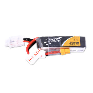 แบตเตอรี่ TATTU 300mAh 450mAh 75C 95C 1S 2S 3S 4S LiPo สำหรับโดรน Tiny Whoop FPV Racing - Product Image 2