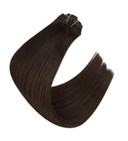 Extensions de cheveux à clips en gros, 100% cheveux humains naturels Remy vierges bruts, longs et lisses, invisibles et sans couture