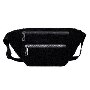 Personalizado Casual <span class=keywords><strong>oso</strong></span> <span class=keywords><strong>de</strong></span> peluche <span class=keywords><strong>de</strong></span> felpa bandolera <span class=keywords><strong>riñonera</strong></span> bolsa <span class=keywords><strong>de</strong></span> pecho Otoño/Invierno cierre <span class=keywords><strong>de</strong></span> cremallera moda para niñas señora estilo - Product Image 3