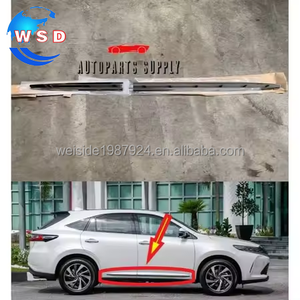 4pcs ABS <strong>Chrome</strong> Door Mould Trim for HARRIER 2014-UP 3m <strong>Tape</strong> to Fit New Condition Automobile Car External Accessories - Product Image 5