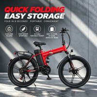 Vélo de montagne électrique pliable haute vitesse 26 pouces 250W 36V 8Ah/10Ah, suspension intégrale, 21 vitesses, freins à disque mécaniques, haute teneur en carbone