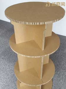 Bán chạy nhất hiện đại sáng tạo bảng sóng có thể gập lại Trọng lượng nhẹ tùy chỉnh Lưu trữ giá thân thiện với môi hiển thị trang trí đứng - Product Image 5