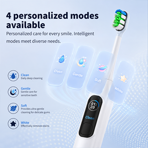แปรงสีฟันไฟฟ้าอัจฉริยะ <span class=keywords><strong>AI</strong></span> สำหรับเดินทาง ยี่ห้อไพรเวทเลเบล พร้อมหน้าจอแสดงผล รองรับ 3 ภาษา ขนแปรงนุ่มแบบโซนิค - Product Image 3