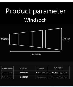 चीन फैक्टरी थोक अनुकूलित किया जा सकता Windsock नारंगी के साथ/लाल/सफेद रंग windsock शंकु - Product Image 4