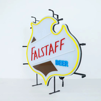 Support métallique pour enseigne néon LED flexible à suspendre ou à poser sur bureau, avec logo personnalisé, haute luminosité, effet néon