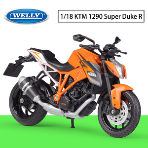 Vendita calda Welly KTM 1290 Super Duke R 1:18 Diecast moto simulazione modello di moto in lega - Product Image 6