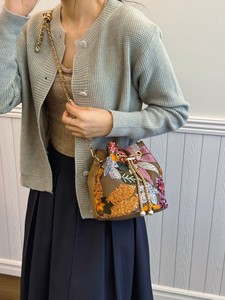 Borsa a secchiello da donna con paillettes, nuova collezione, con ricamo a rete a contrasto, alla moda, elegante, a tracolla singola con catena - Product Image 5