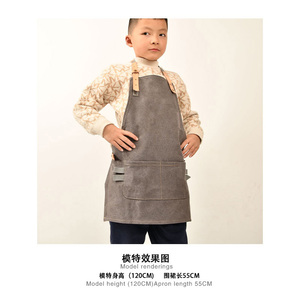 <span class=keywords><strong>Tablier</strong></span> de peinture pour enfants enseignant de l'école primaire peinture toile épaisse anti-fouling vêtements de travail personnalisés - Product Image 4