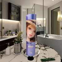 Vente en gros de tubes de crème solaire BB CC avec impression, emballage de tube de crème de base de maquillage avec pompe en aluminium/plastique LIXIN/OEM