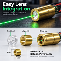 Support de lentille optique ZhonNa 9 mm, coque en cuivre, pour alignement de roues, diodes laser, pièces et accessoires d'instruments optiques