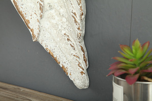 INNOVA decorazione della casa soggiorno mestiere antico vintage bianco resina poliresina ali d'angelo appeso a parete decor <span class=keywords><strong>art</strong></span> - Product Image 6