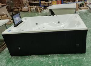 Nouvelle mode 2026, baignoire de massage en acrylique multifonctionnelle pour 3 adultes, spa, <span class=keywords><strong>jacuzzi</strong></span> pour extérieur, maison, hôtel - Product Image 2