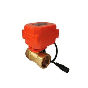 Vanne de vidange électrique miniature à deux voies en laiton DN20, conception à 6 points - Product Image 2
