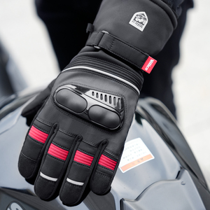 <span class=keywords><strong>Gants</strong></span> de Moto en Cuir d'Hiver pour Hommes, Tactiles, pour Motocross, Cyclisme et Sports de Plein Air, Style Doigt Complet - Product Image 5