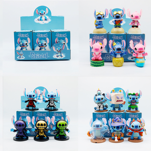 Figurines d'<span class=keywords><strong>action</strong></span> de dessin animé 3D en gros, adorables ensembles de poupées Pikachu, vinyle souple, décoration intérieure de voiture, accessoires décoratifs - Product Image 2