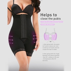 Body entrejambe ouvert sous-vêtements contrôle du ventre culotte sans couture bout à bout - Product Image 5