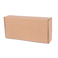 Boîte à chaussures en carton ondulé écologique, recyclable, réutilisable, biodégradable, auto-assemblante, design oblong, taille et motif personnalisables