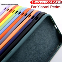 Casing Silikon Cair Beludru Asli, Pelindung Belakang untuk Xiaomi Redmi Note 10 9 8 7 Pro Max Mi 11 10 Lite Poco F1 F2 Pro X3 NFC M3