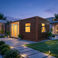 Conteneur modulaire préfabriqué de 20 pieds en panneaux sandwich, design industriel, pour maison, entrepôt, bâtiment portable et camp minier