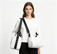 Sac de sport à bandoulière réglable grande capacité avec impression personnalisée, sac de voyage et de sport, sac fourre-tout