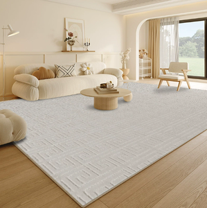 Tappeti Moderni di Grandi Dimensioni, Stile Lussuoso, Tinta Unita, Impermeabili, Lavabili, Realizzati a Macchina, con Retro in Lattice, Rettangolari per Soggiorno - Product Image 1