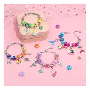 2025 Trendy Educational DIY Toy Set for Kids Plastic <b>Adjustable</b> <b>Bracelet</b> with Crystal Charms Fantasy & Sci-Fi Theme 3+ New - Product Image 1