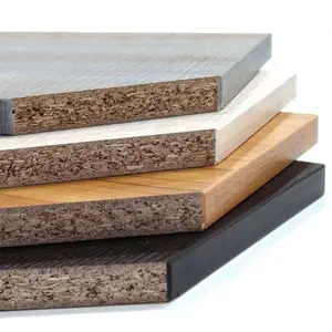 Hojas de tablero de partículas de melamina de 18mm, tablero de partículas de cemento, chipboard ignífugo