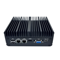 Komputer Industri Mini X67U Terintegrasi Intel I3 I5 I7 Tanpa Kipas