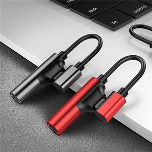 Hot Sale Mobile Phone Charging Calling <span class=keywords><strong>2</strong></span> In 1 Type C 3.5ミリメートルJack Earphone Adapter Cable - Product Image 5