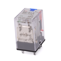 Relais intermédiaire industriel RY-ELE XS2C-D24LT-GS AC/DC 7A scellé miniature 8 broches avec bouton de test manuel et LED d'état pour contrôle PLC