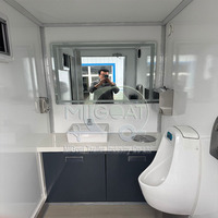 WC mobile extérieur portable robuste pour les chantiers de construction et la location d'événements